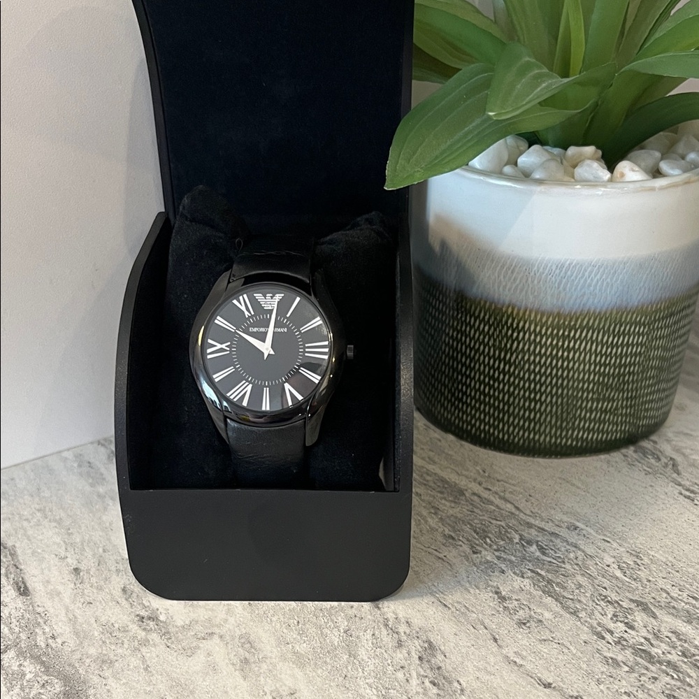 Armani Exchange Black Dial Men's Dress Watch